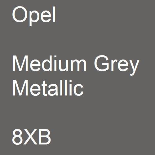 Opel, Medium Grey Metallic, 8XB.